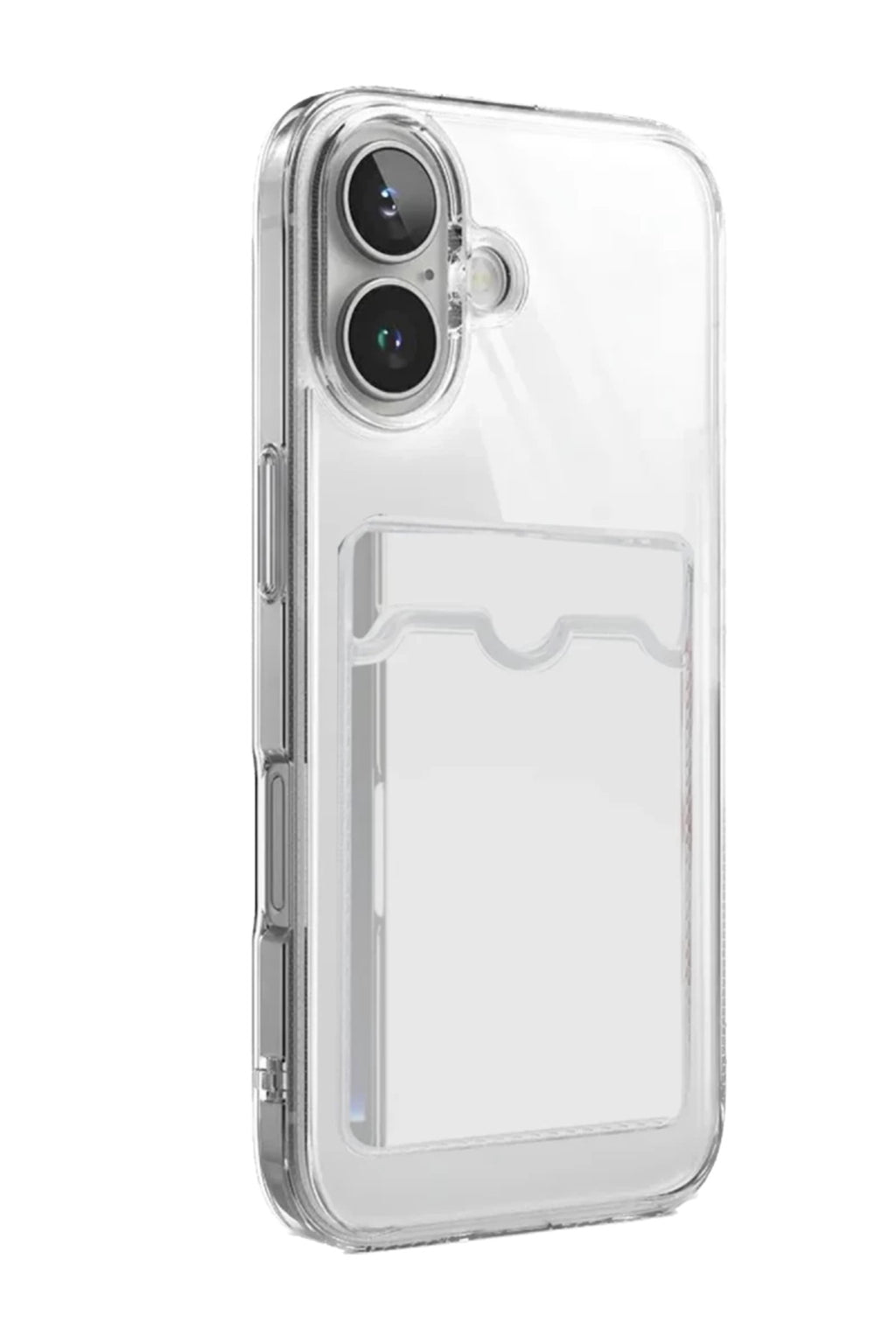 Apple iPhone 17 Uyumlu Kart Şeffaf Silikon - Şeffaf