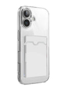 Apple iPhone 17 Uyumlu Kart Şeffaf Silikon - Şeffaf