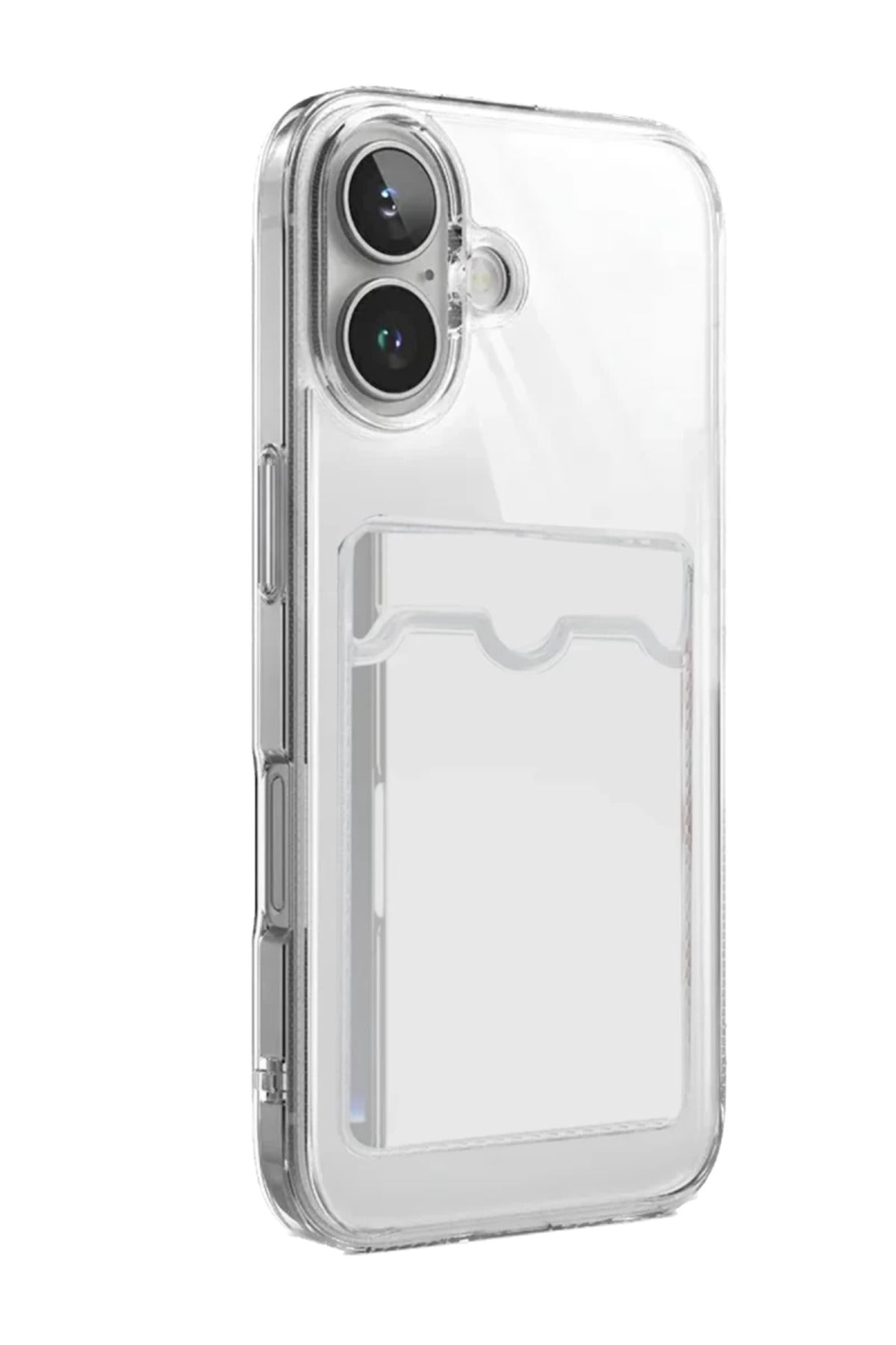 Apple iPhone 17 Uyumlu Kart Şeffaf Silikon - Şeffaf