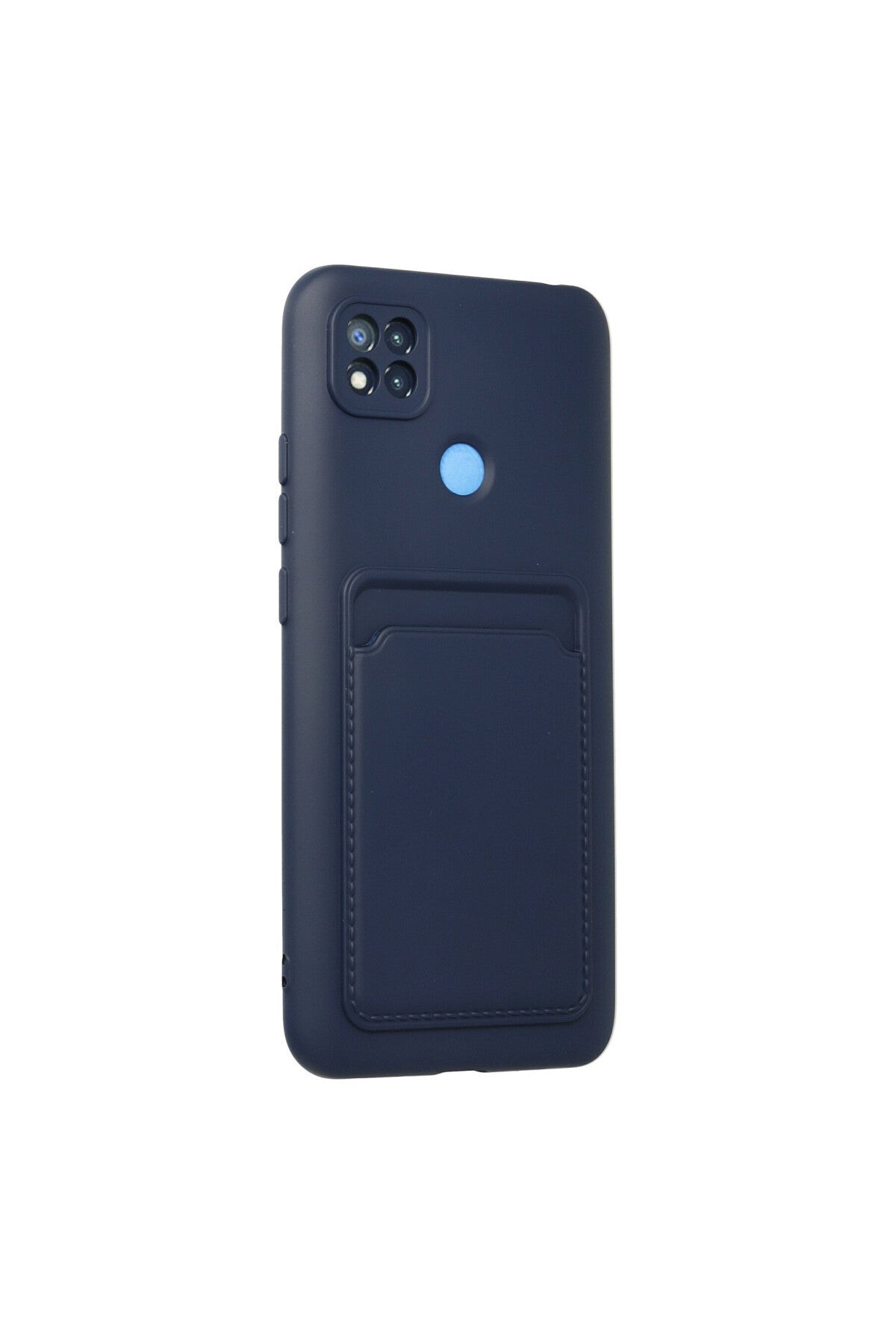 Xiaomi Redmi 9C Uyumlu Kılıf Kelvin Kartvizitli Silikon - Lacivert