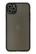 Apple iPhone 11 Pro Max Uyumlu Kılıf Montreal Silikon Kapak - Siyah