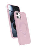 Apple iPhone 11 Uyumlu Regal Magsafe Standlı Kapak - Açık Pembe