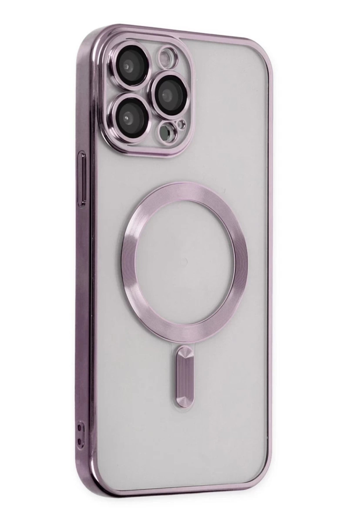 Apple iPhone 13 Pro Max Uyumlu Kılıf Kross Magneticsafe Kapak - Mor