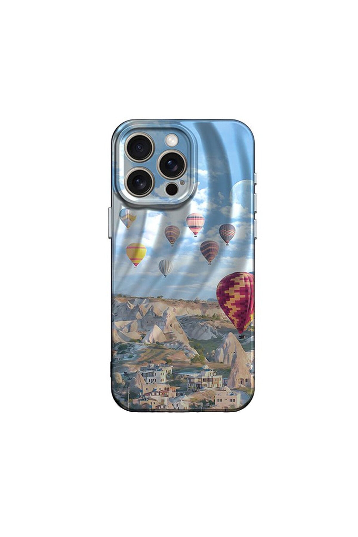 Apple iPhone 14 Pro Uyumlu Kılıf Crew Desenli Kapak - Kapadokya