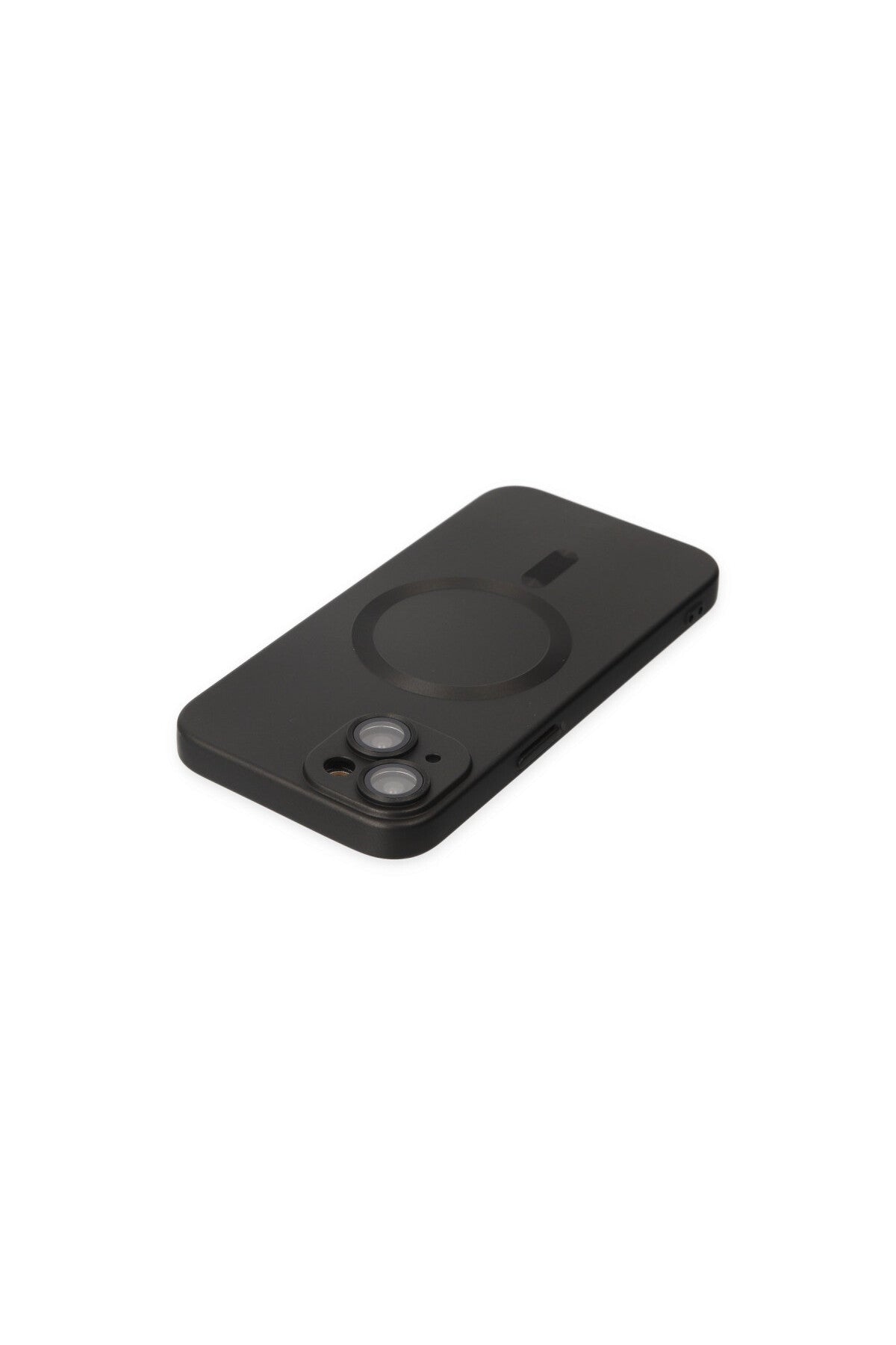 Apple iPhone 14 Plus Uyumlu Kılıf Moshi Lens Magneticsafe Silikon - Siyah