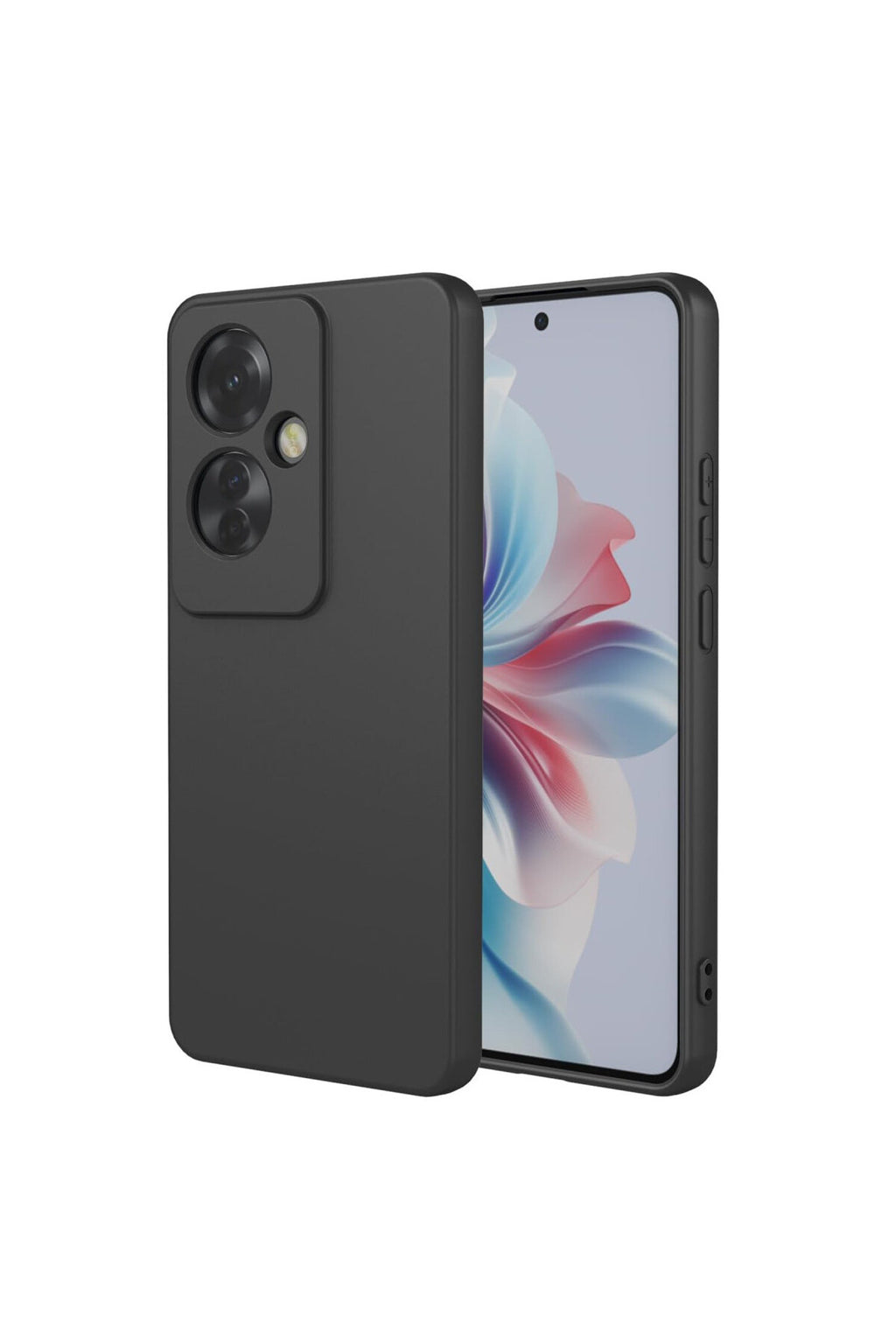 Oppo Reno 11F Uyumlu Kılıf First Silikon - Siyah
