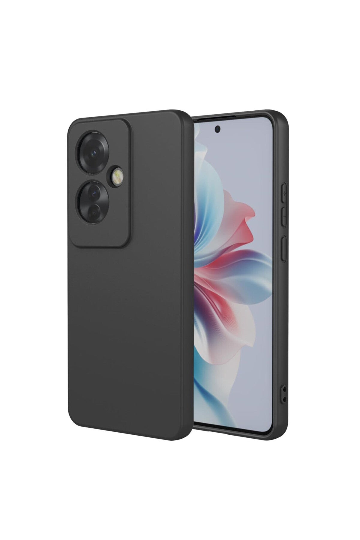 Oppo Reno 11F Uyumlu Kılıf First Silikon - Siyah