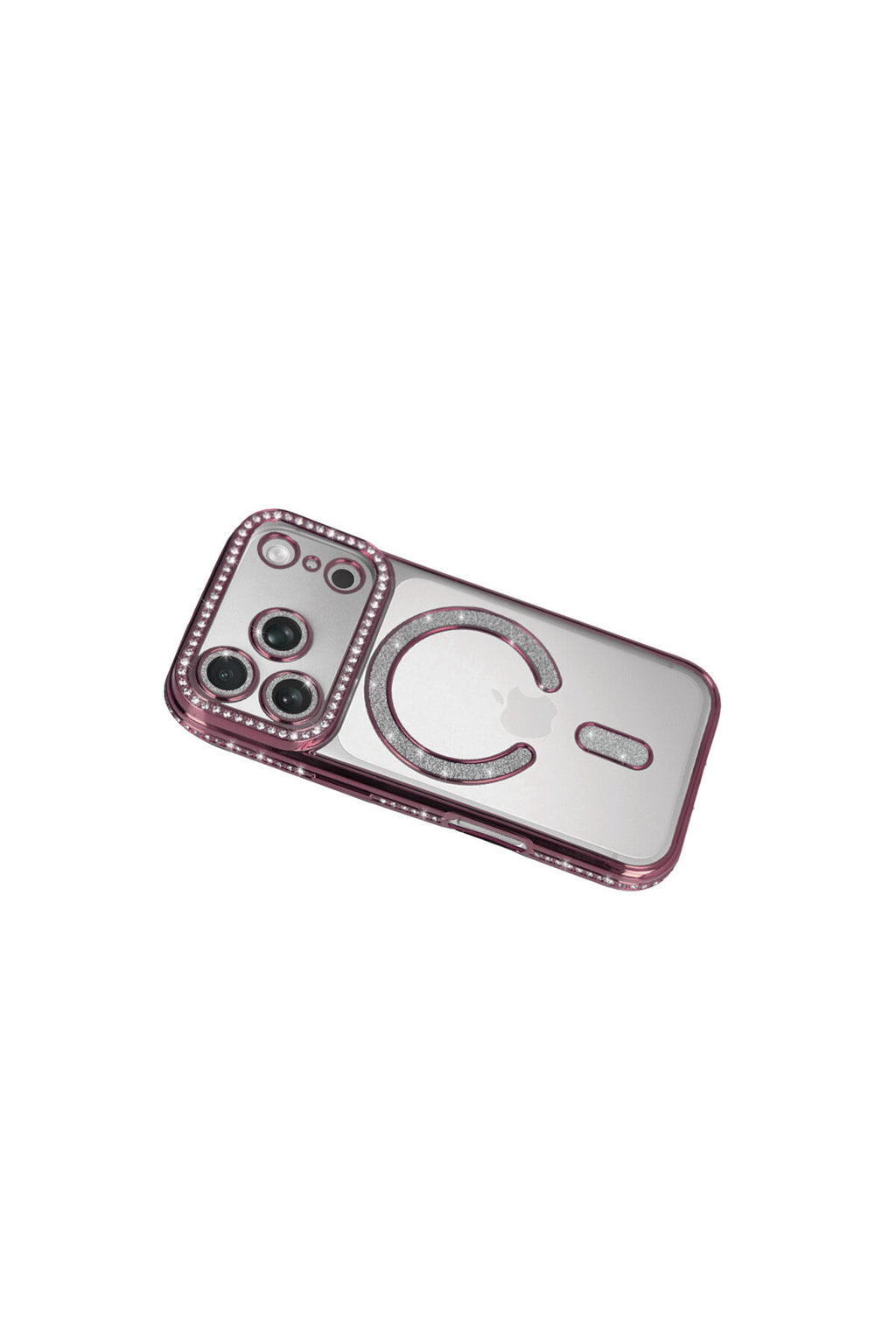 Apple iPhone 17 Pro Uyumlu Joke Simli Magneticsafe Kılıf - Pembe