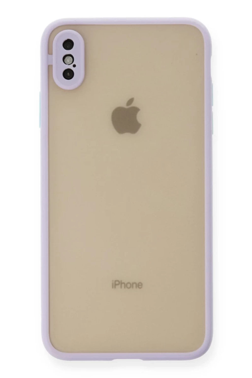 Apple iPhone XS Max Uyumlu Kılıf Montreal Silikon Kapak - Mor