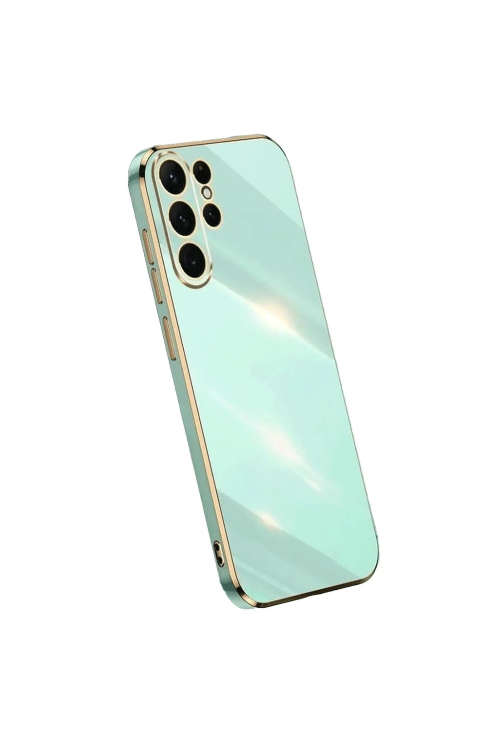Samsung Galaxy S24 Ultra Uyumlu Kılıf Volet Silikon - Açık Yeşil