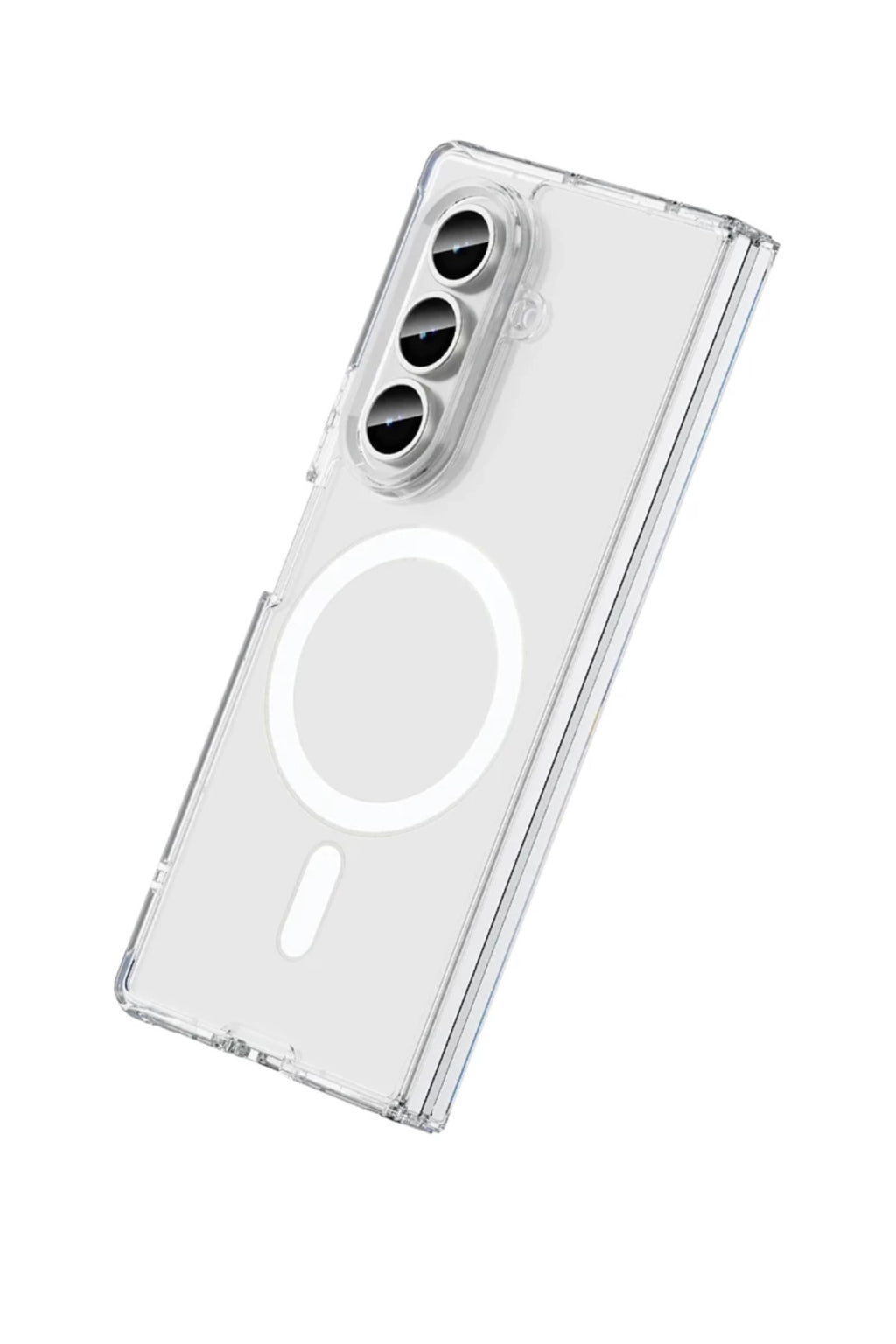 Samsung Galaxy Z Fold 7 Kılıf Magneticsafe Şeffaf Silikon - Şeffaf