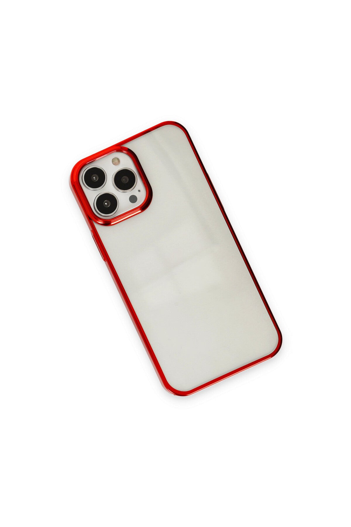 Apple iPhone 13 Pro Max Uyumlu Kılıf Element Silikon - Kırmızı