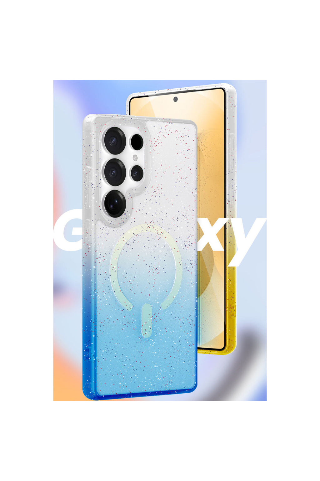 Samsung Galaxy S25 Uyumlu Pummel Shiny Magsafe Kapak - Mavi