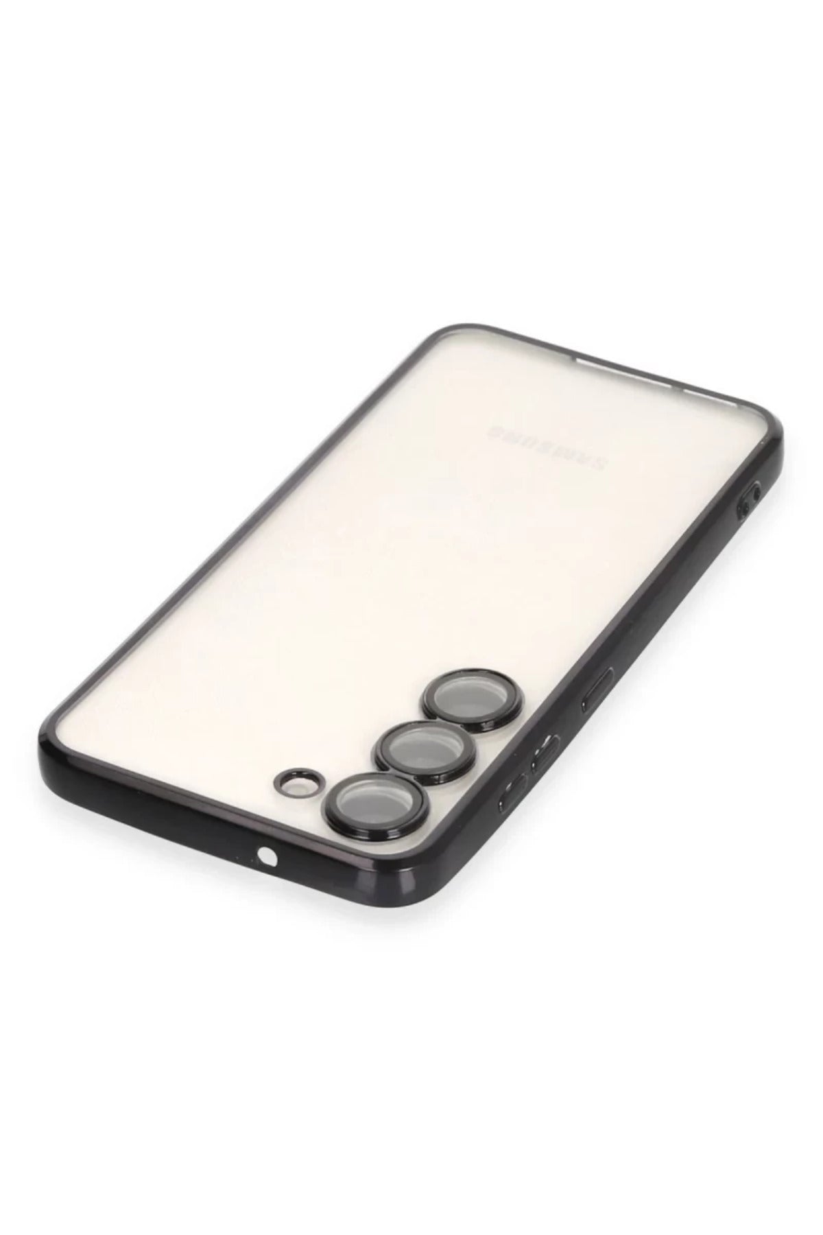 Samsung Galaxy S23 Plus Uyumlu Kılıf Lensli Silikon - Siyah