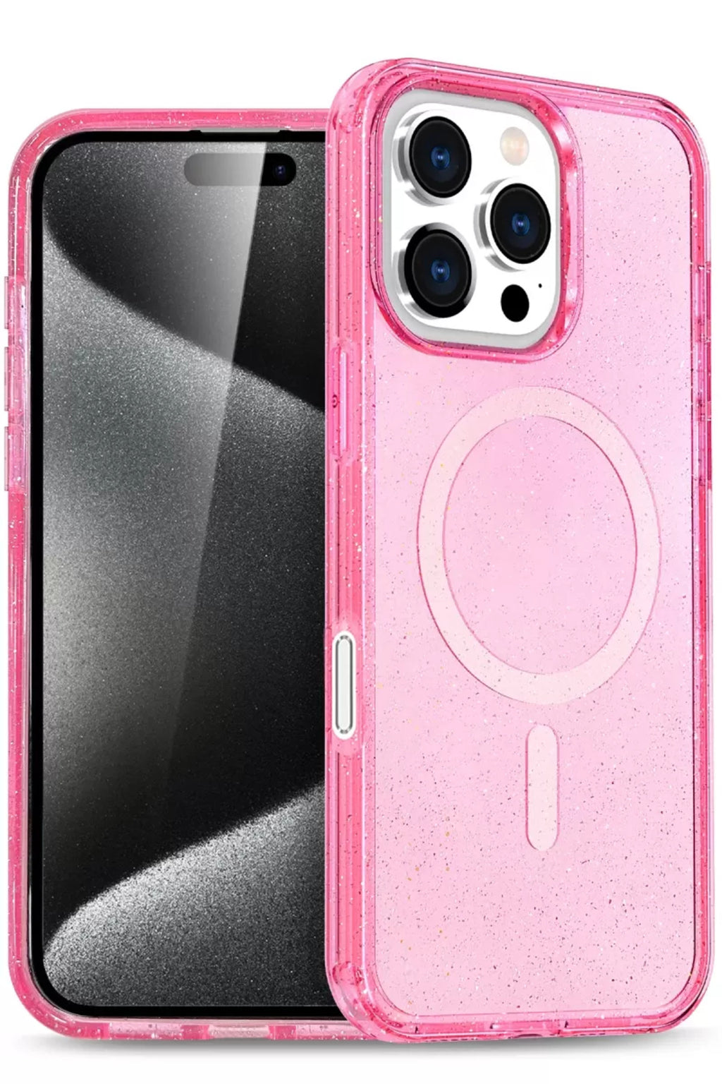 Joko Apple iPhone 16 Pro Max Uyumlu Star Magsafe Kapak - Pembe
