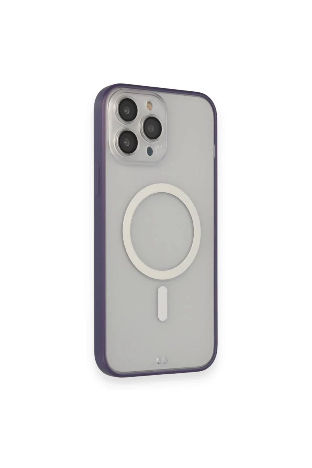 Apple iPhone 14 Pro Uyumlu Kılıf Grand Magneticsafe Kapak - Mor