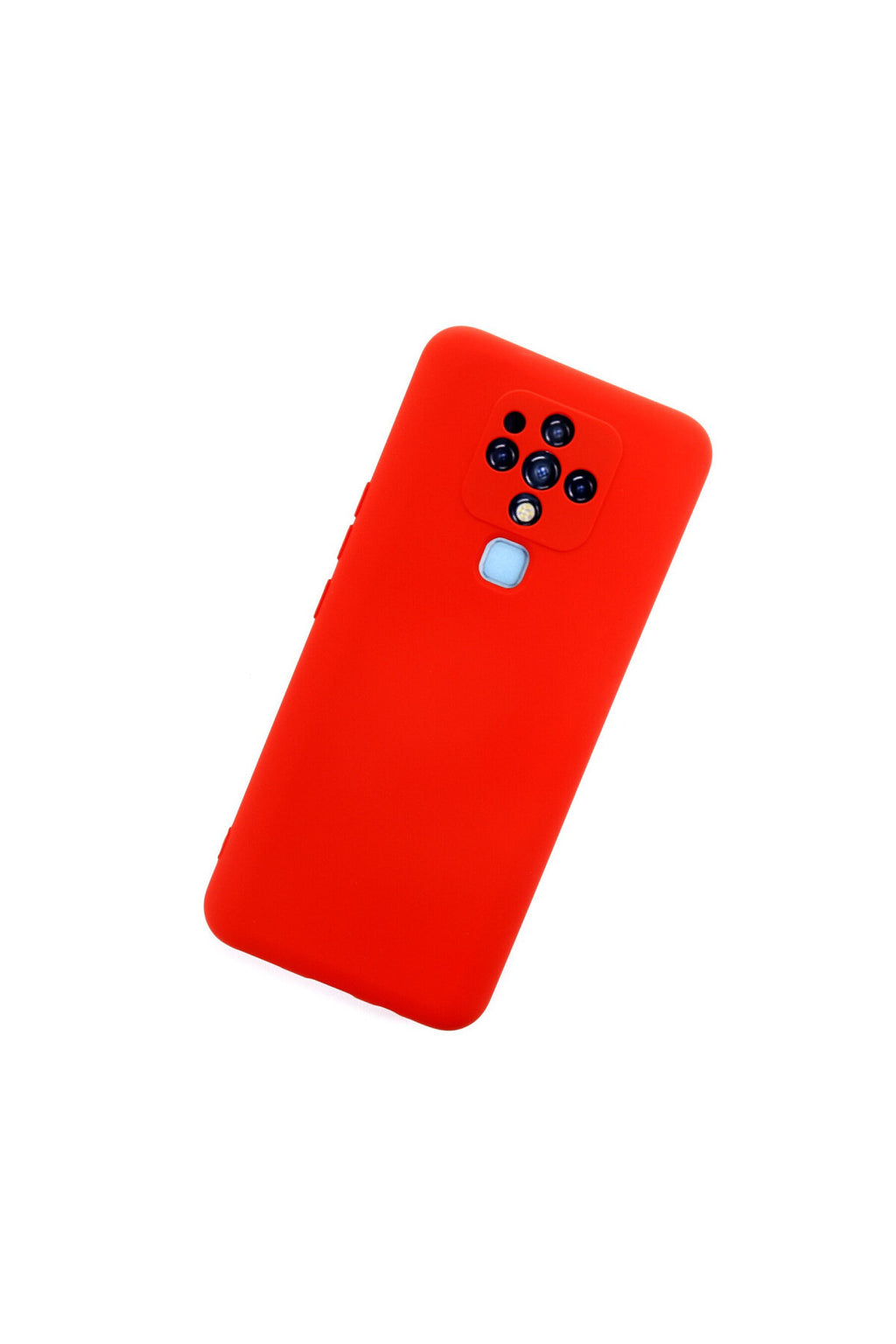 Tecno Camon 16 Uyumlu Kılıf Nano içi Kadife Silikon - Kırmızı