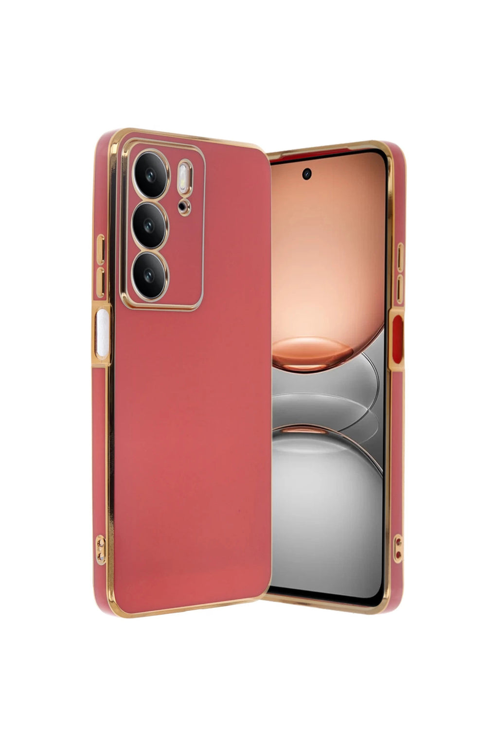 Realme C75 4G Uyumlu Kılıf Volet Silikon - Kırmızı