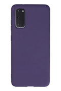 Samsung Galaxy S20 Uyumlu Kılıf Nano içi Kadife Silikon - Mor