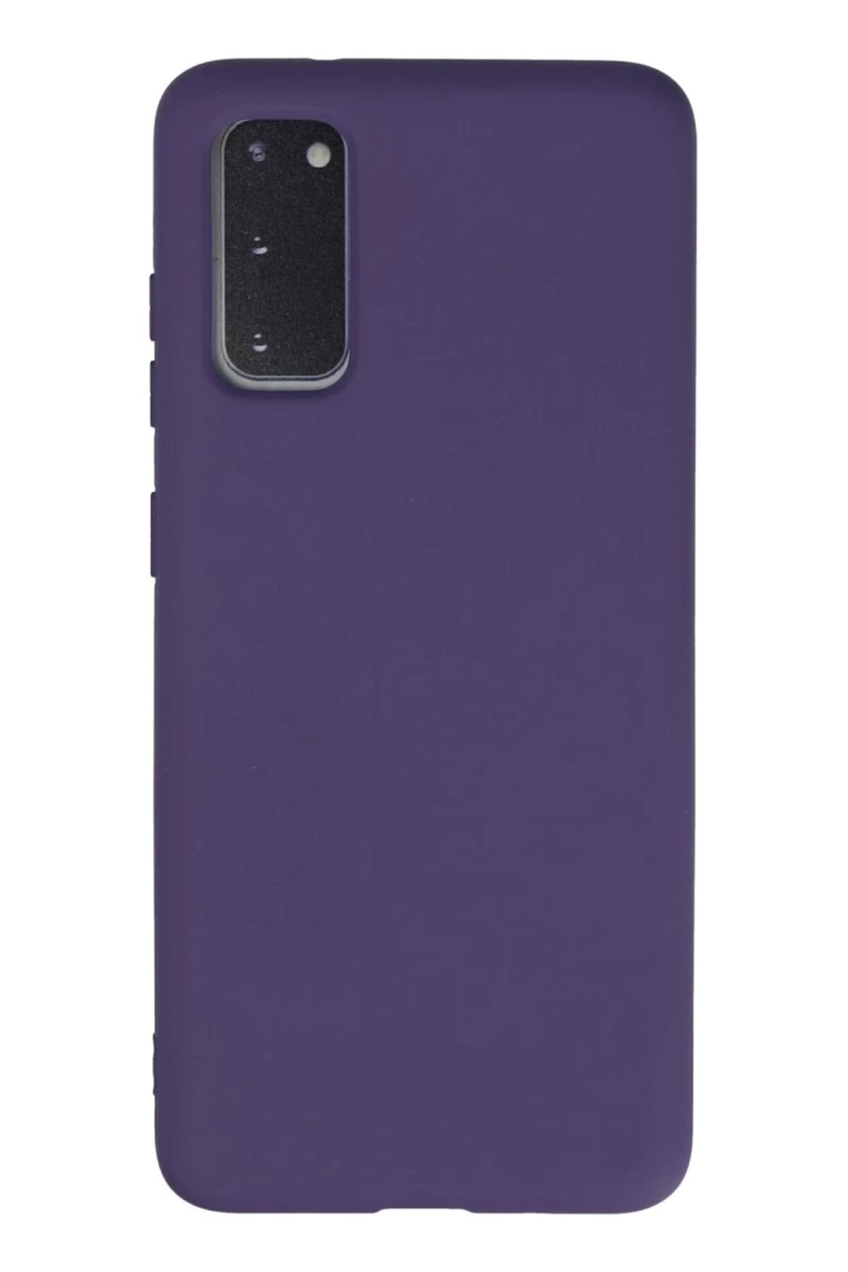 Samsung Galaxy S20 Uyumlu Kılıf Nano içi Kadife Silikon - Mor