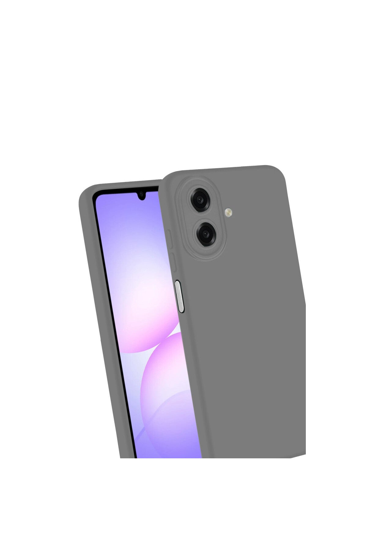 Samsung Galaxy A07 4G Uyumlu First Silikon - Gri