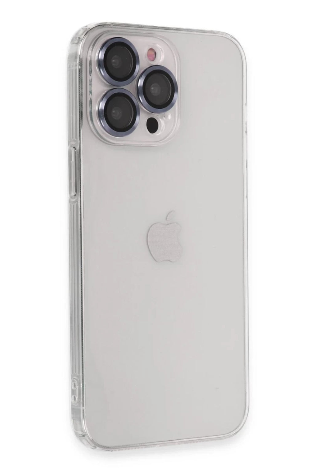Apple iPhone 13 Pro Uyumlu Kılıf Luko Lens Silikon - Sierra Blue
