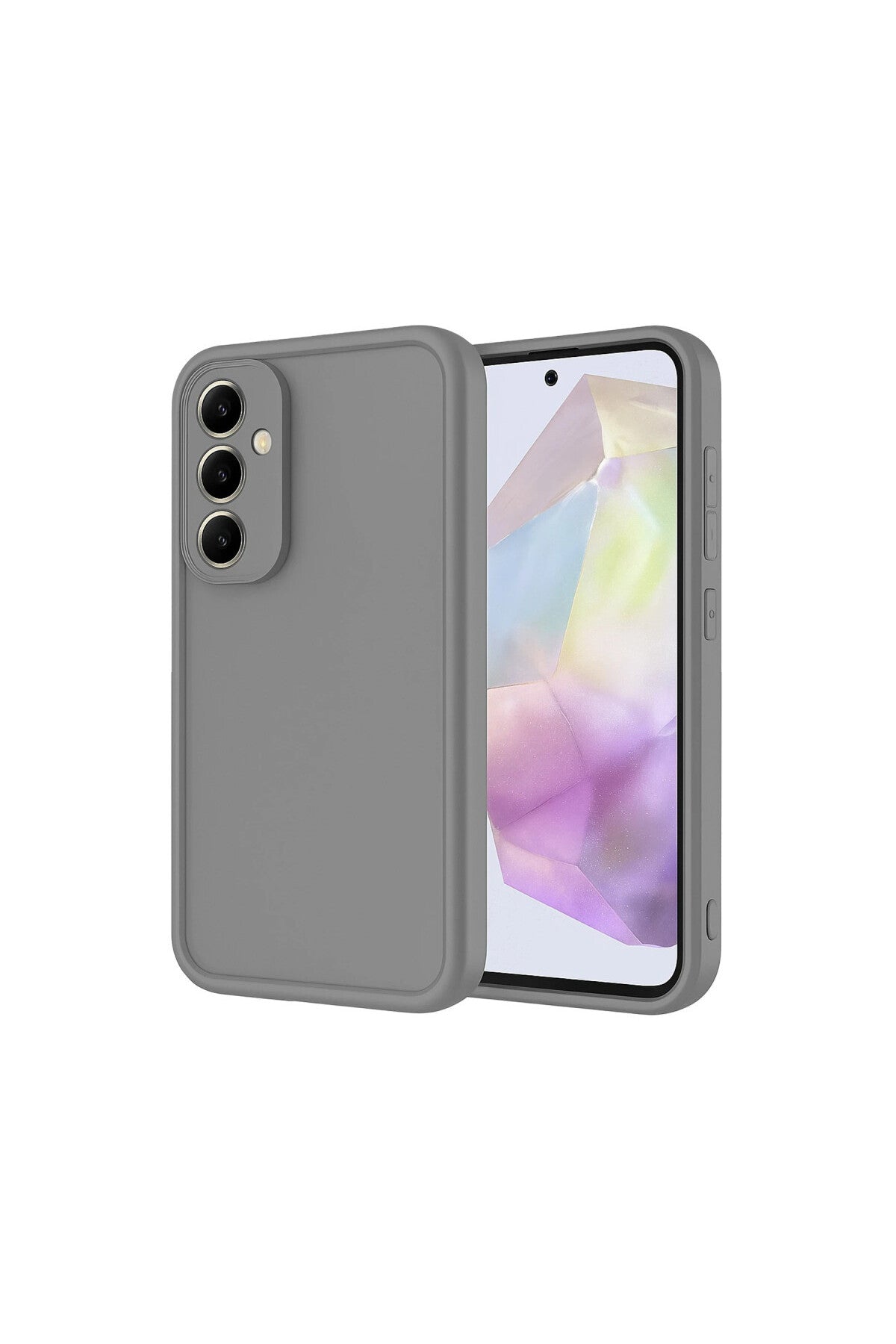 Samsung Galaxy A17 5G Uyumlu Viera Silikon - Gri