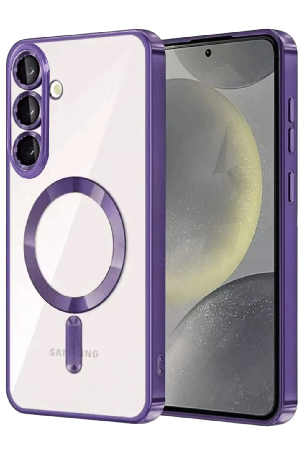Samsung Galaxy A57 5G Uyumlu Kross Magneticsafe Kapak - Mor