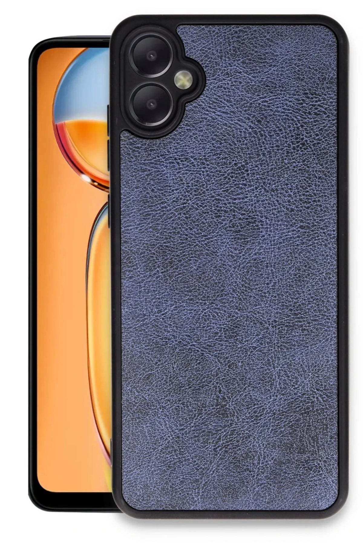 Samsung Galaxy A05 Uyumlu Kılıf Aras Deri Kapak - Lacivert