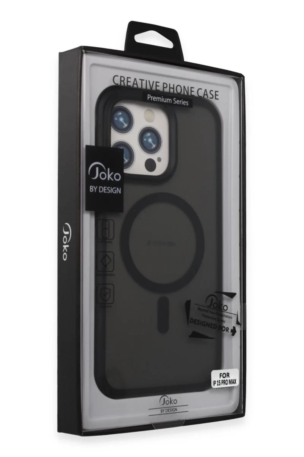 Joko Apple iPhone 15 Pro Uyumlu Toras Airbag Magsafe Kapak - Siyah