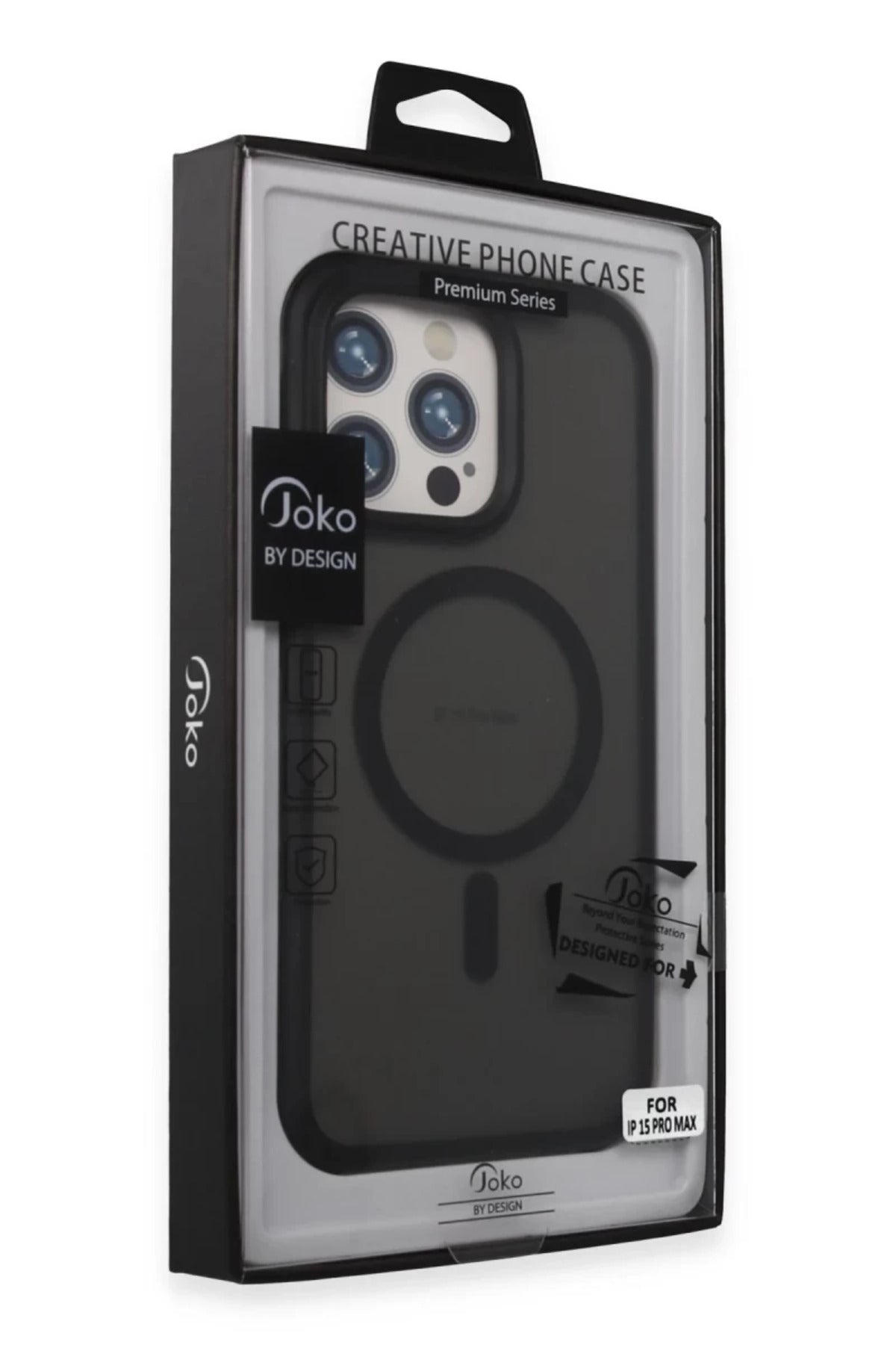 Joko Apple iPhone 15 Pro Uyumlu Toras Airbag Magsafe Kapak - Siyah