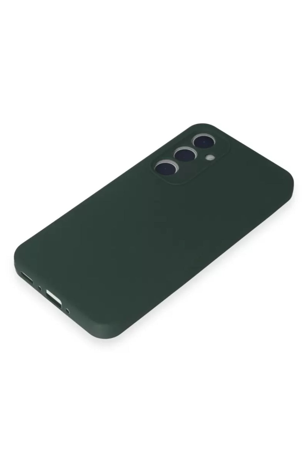 Samsung Galaxy A35 5G Uyumlu Kılıf First Silikon - Koyu Yeşil