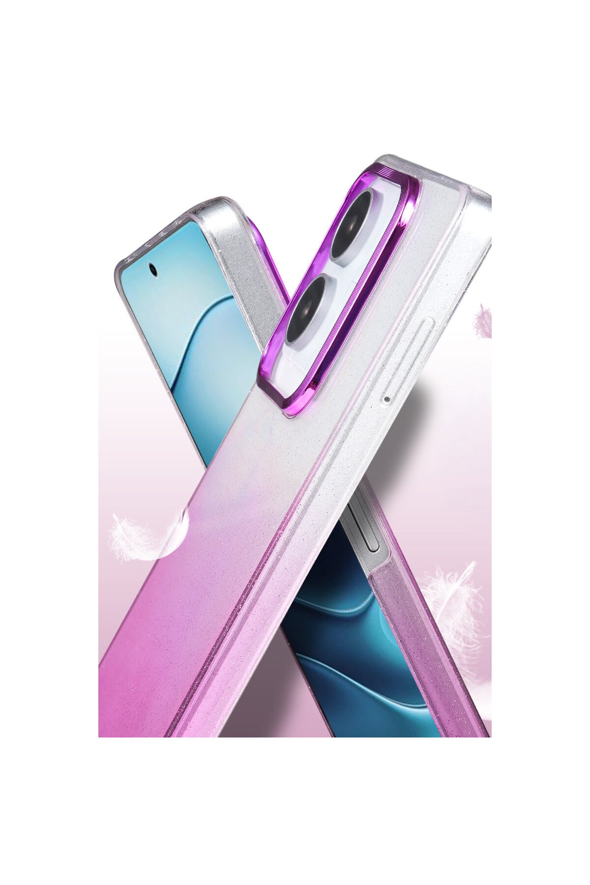 Xiaomi Redmi 13 4G Uyumlu Glossy Kapak - Mavi