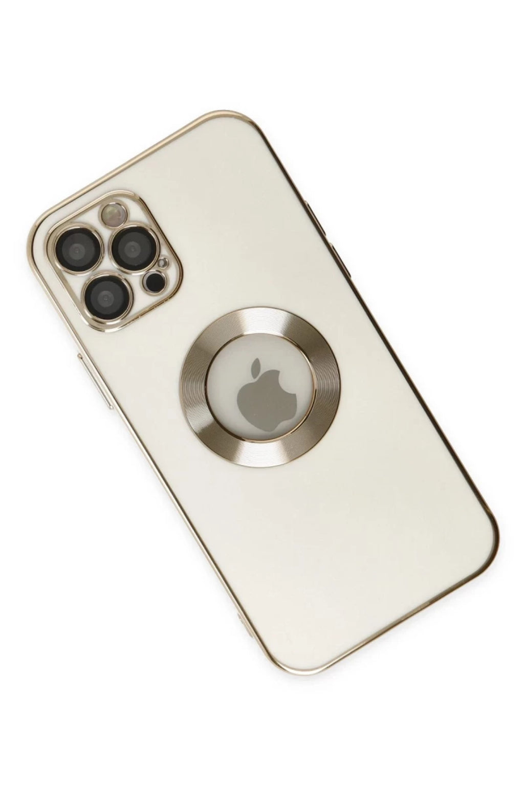 Apple iPhone 12 Pro Uyumlu Kılıf Store Silikon - Beyaz