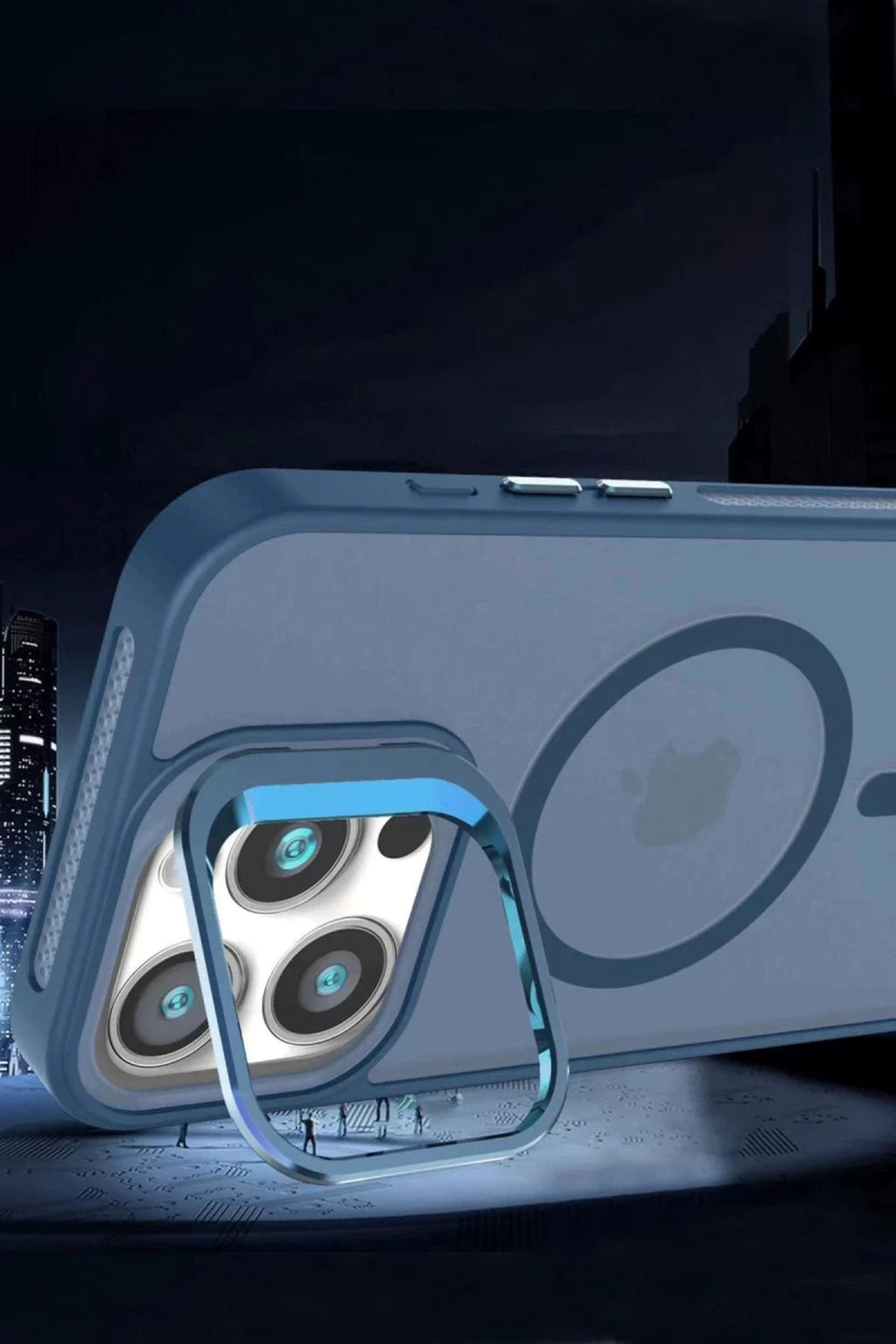 Joko Apple iPhone 16 Uyumlu Flet Lens Magsafe Kapak - Siyah