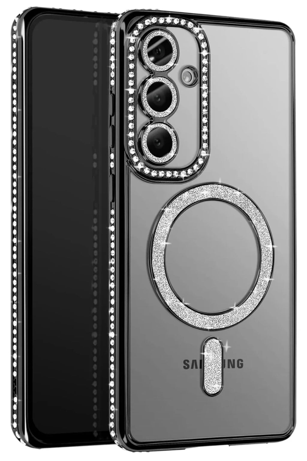 Samsung Galaxy S26 Uyumlu Joke Simli Magneticsafe Kılıf - Siyah