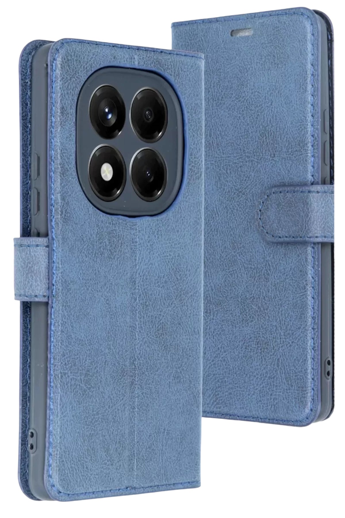 Xiaomi Redmi Note 15 4G Uyumlu Trend S Plus Kapaklı Kılıf - Lacivert