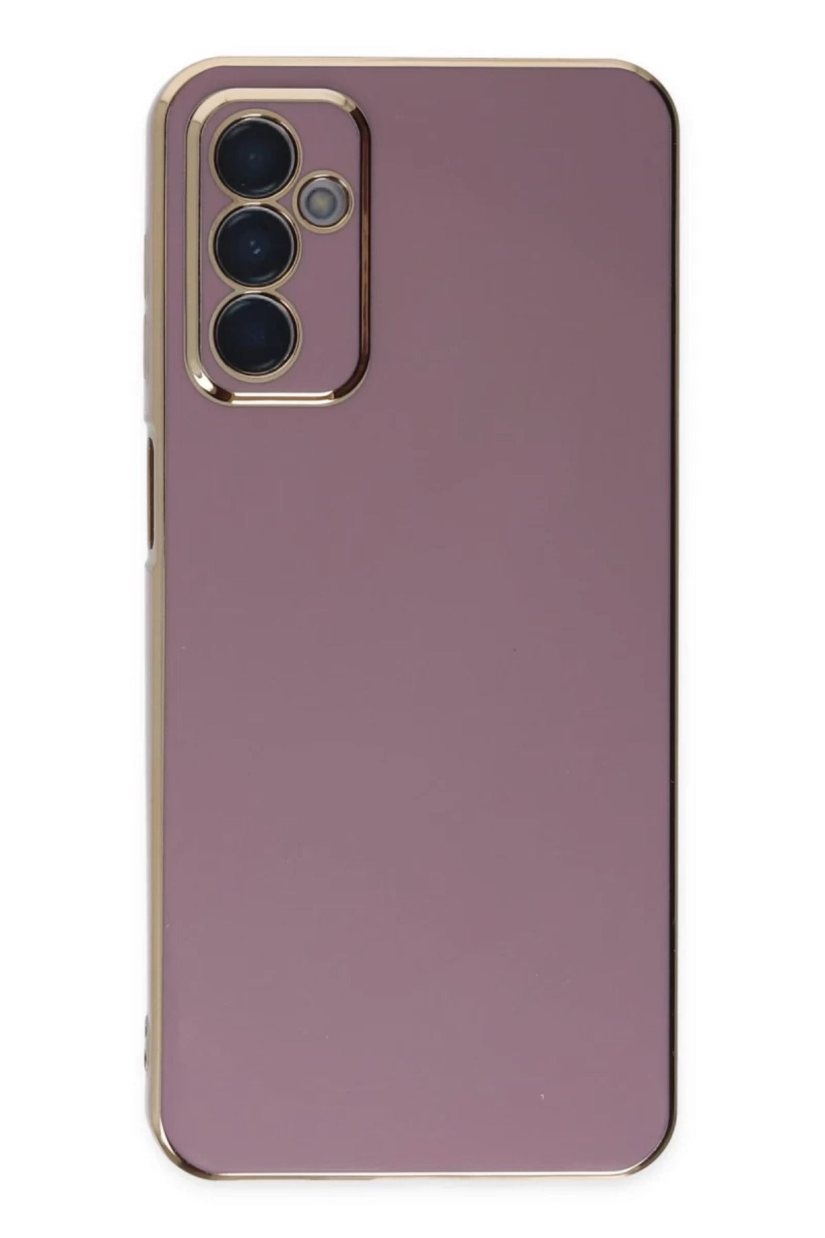 Samsung Galaxy M23 Uyumlu Kılıf Volet Silikon - Mor