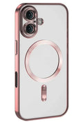 Apple iPhone 16 Uyumlu Kılıf Kross Magneticsafe Kapak - Pembe