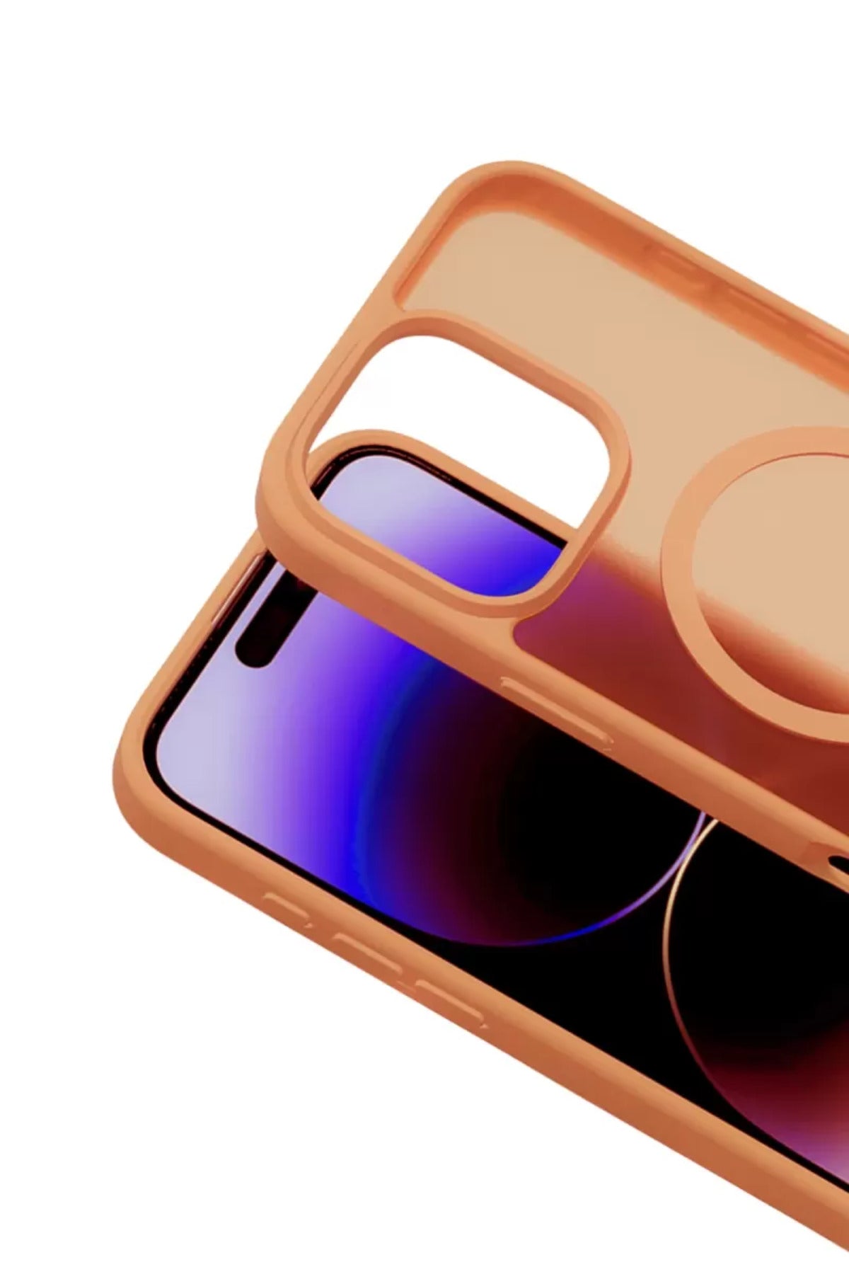 Joko Apple iPhone 16 Pro Uyumlu Jota Magsafe Kapak - Turuncu