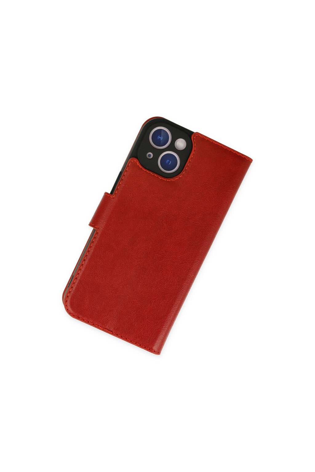 Apple iPhone 14 Plus Uyumlu Kılıf Trend S Plus Kapaklı Kılıf - Kırmızı