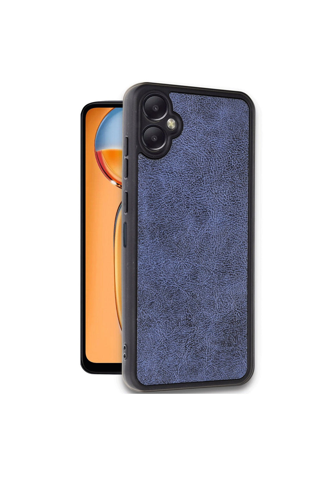 Samsung Galaxy A06 Uyumlu Kılıf Aras Deri Kapak - Lacivert