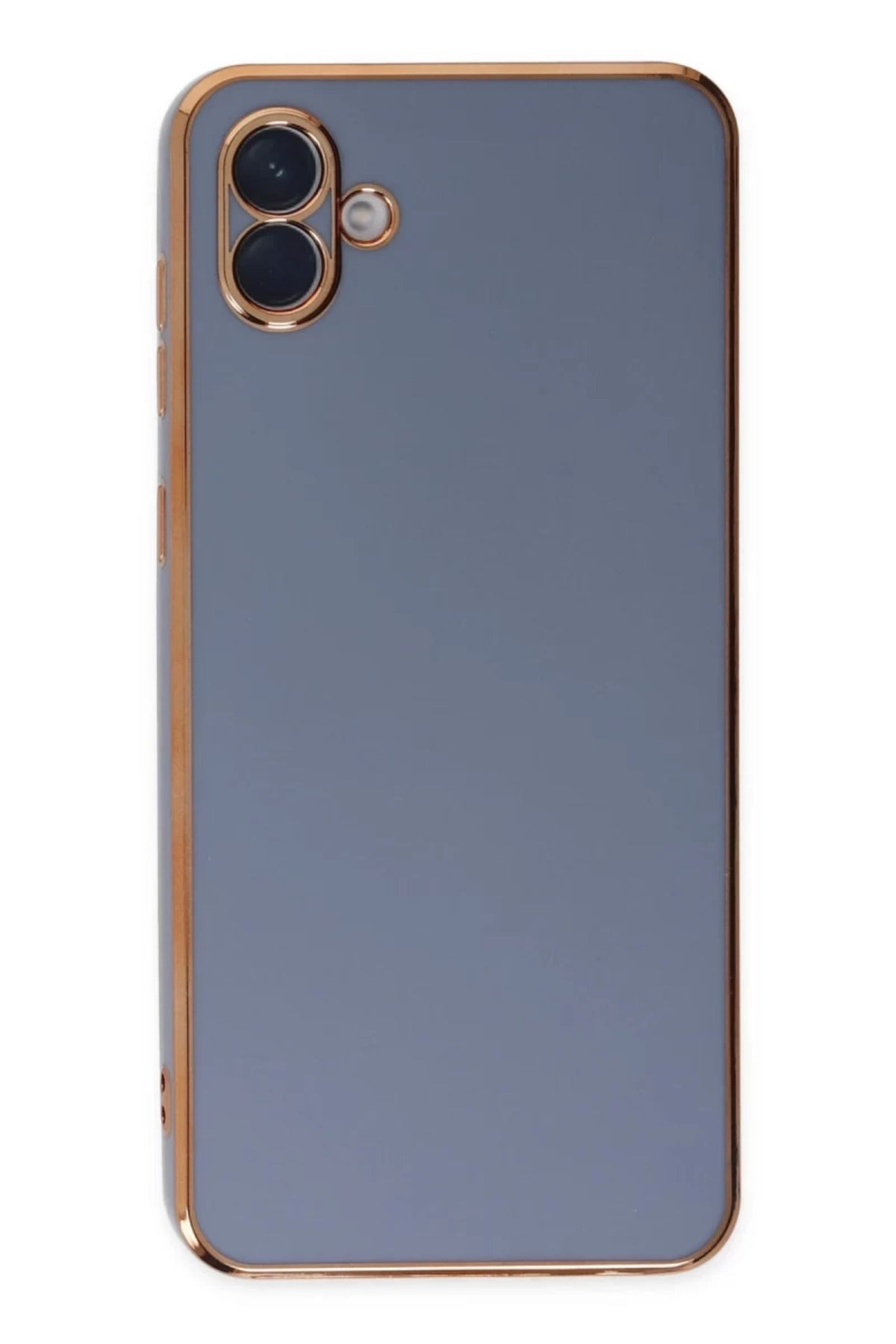 Samsung Galaxy A04 Uyumlu Kılıf Volet Silikon - Mavi