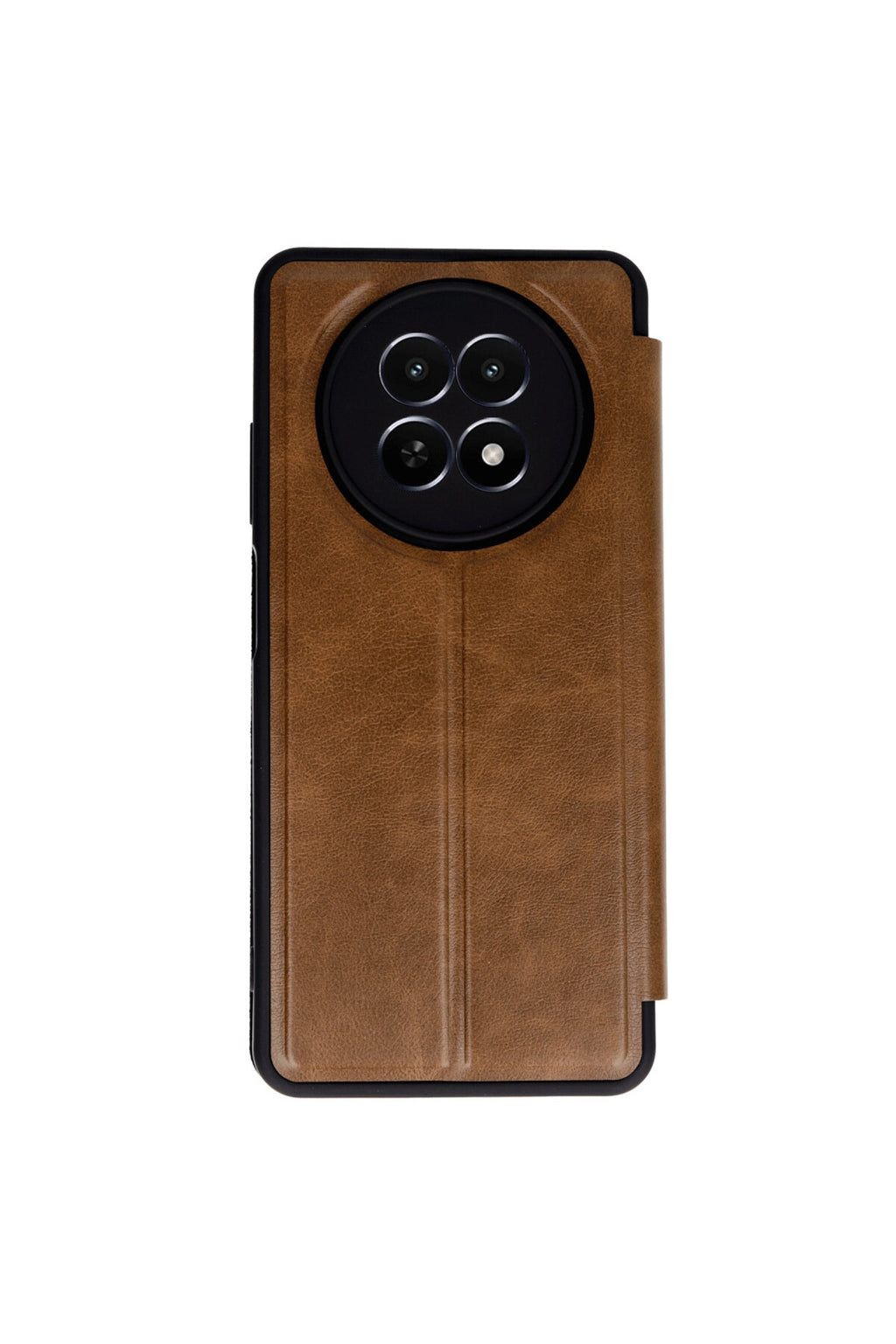 Realme 12 5G Uyumlu Kılıf Flip Cover - Taba