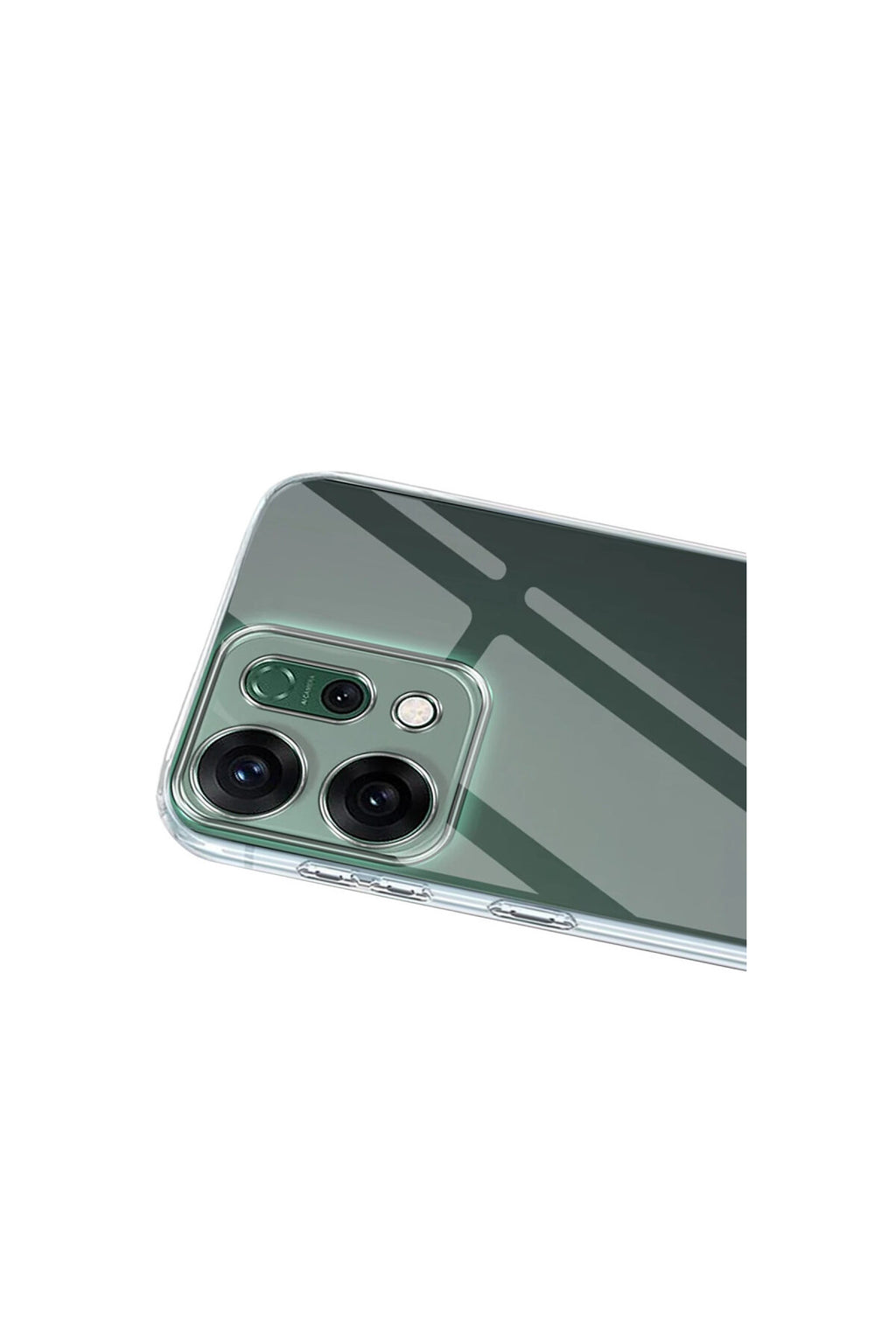 Oppo Reno 14 Uyumlu Kılıf Lüx Şeffaf Silikon - Şeffaf