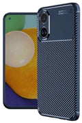 Oppo A60 Uyumlu Kılıf Auto Focus Karbon Kapak - Lacivert