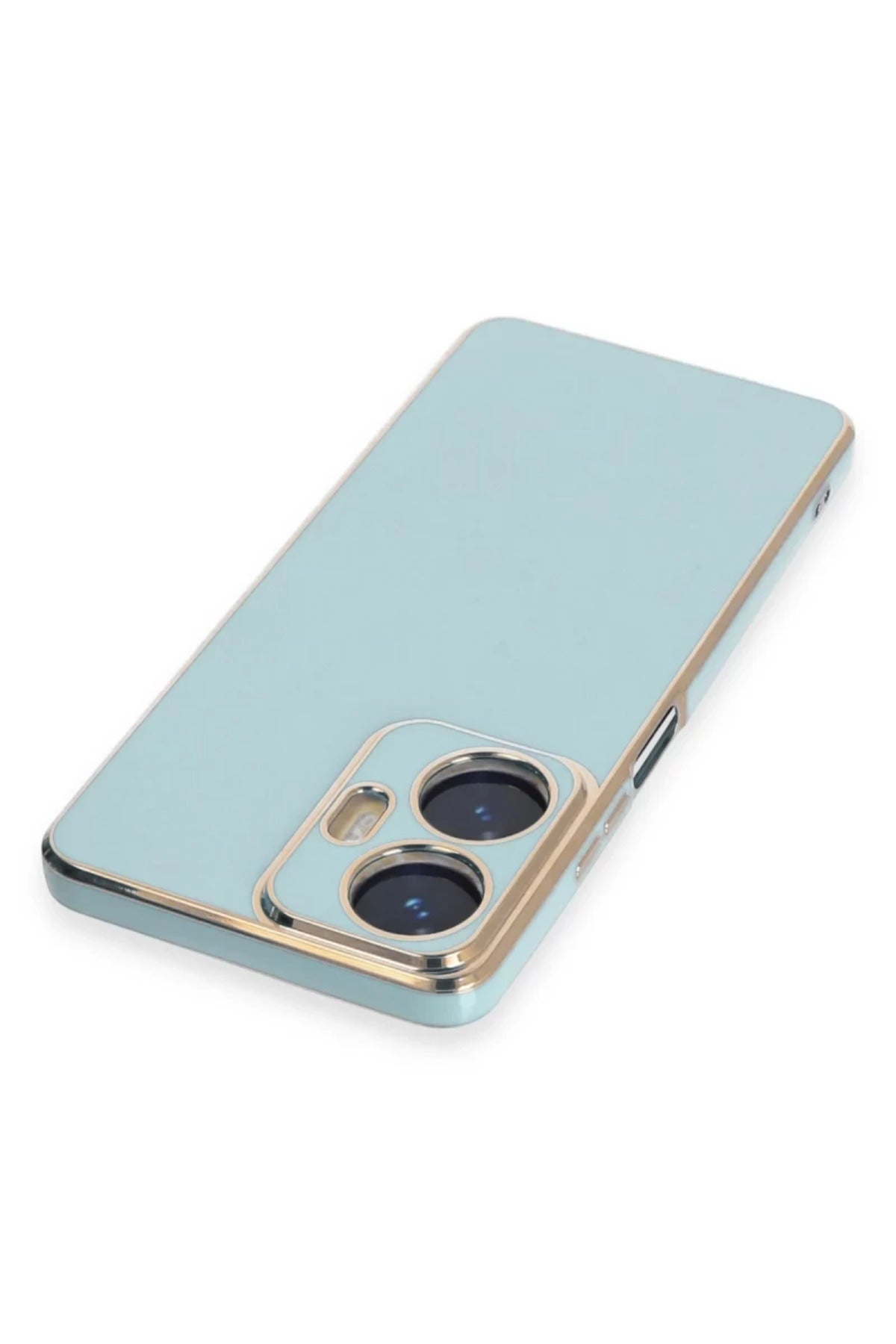 Realme C55 Uyumlu Kılıf Volet Silikon - Açık Yeşil