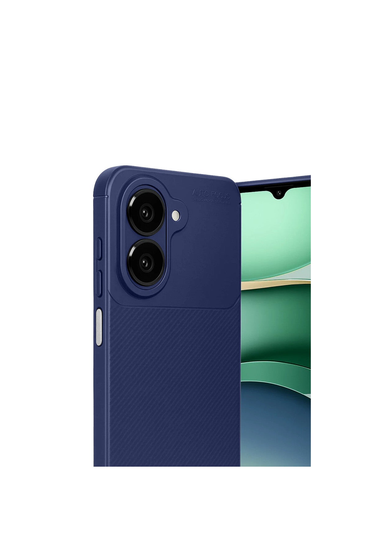 Samsung Galaxy A07 4G Uyumlu Auto Focus Karbon Kapak - Lacivert