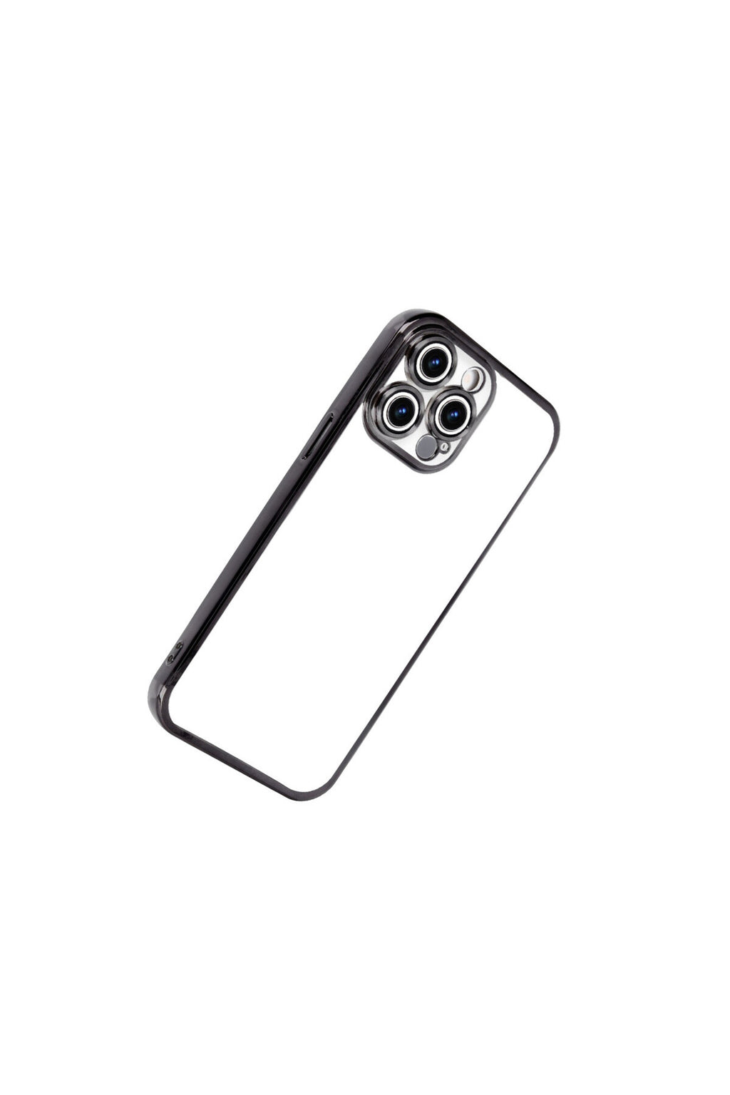Apple iPhone 15 Pro Max Uyumlu Lensli Silikon - Siyah