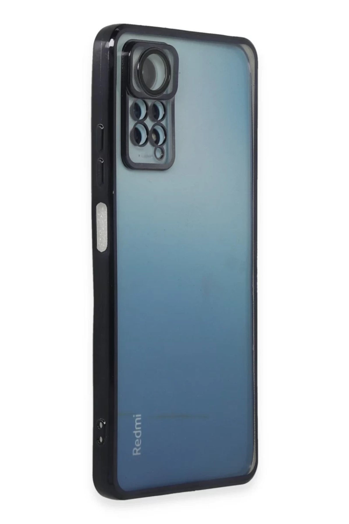 Xiaomi Redmi Note 11 Pro Uyumlu Kılıf Lensli Silikon - Siyah